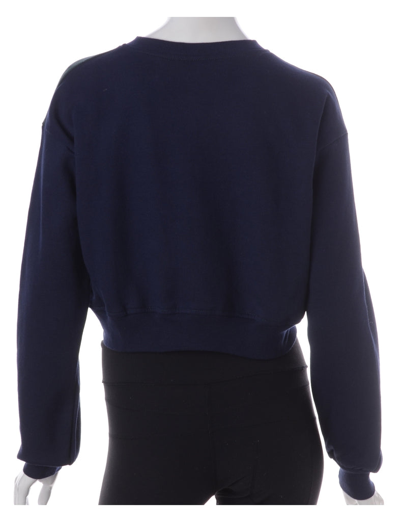 Beyond Retro Label Label Caroline Cropped Sports T-shirt Front Sweatshirt