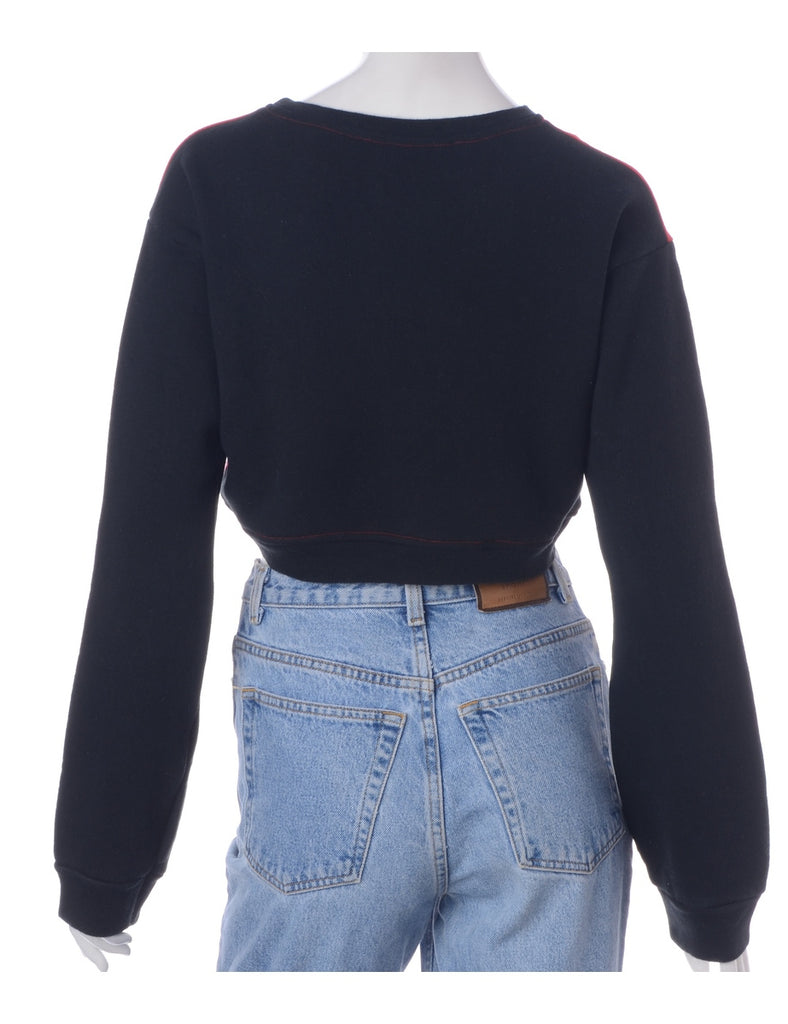 Beyond Retro Label Label Caroline Cropped Sports T-shirt Front Sweatshirt