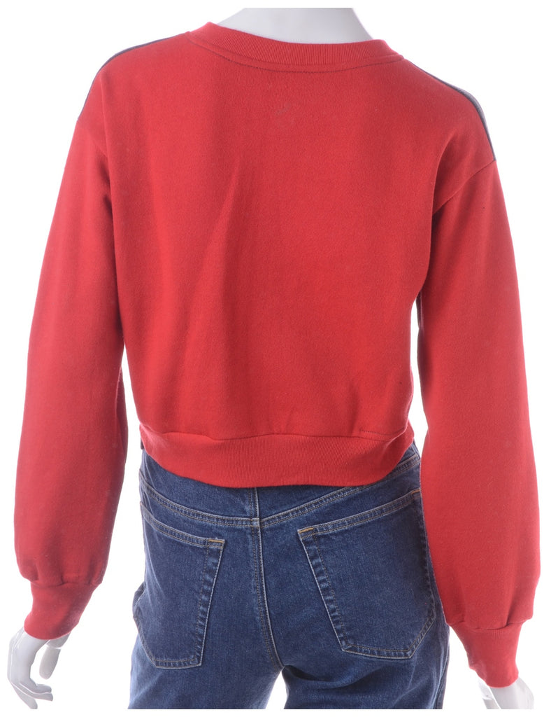 Beyond Retro Label Label Caroline Cropped Sports T-shirt Front Sweatshirt