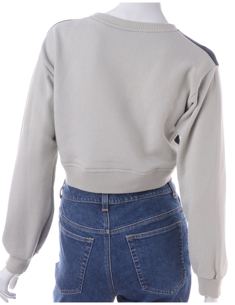 Beyond Retro Label Label Caroline Cropped Sports T-shirt Front Sweatshirt