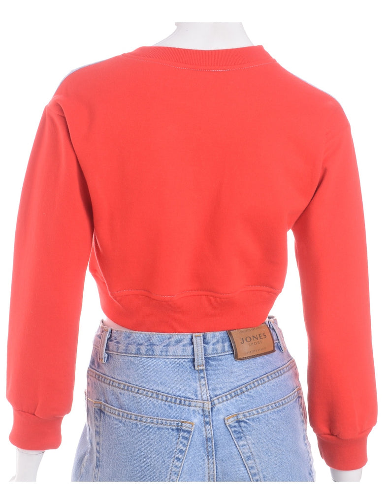 Beyond Retro Label Label Caroline Cropped Sports T-shirt Front Sweatshirt