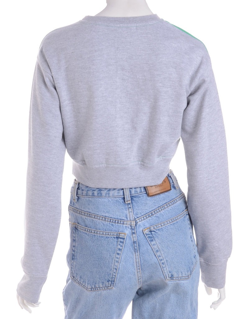 Beyond Retro Label Label Caroline Cropped Sports T-shirt Front Sweatshirt
