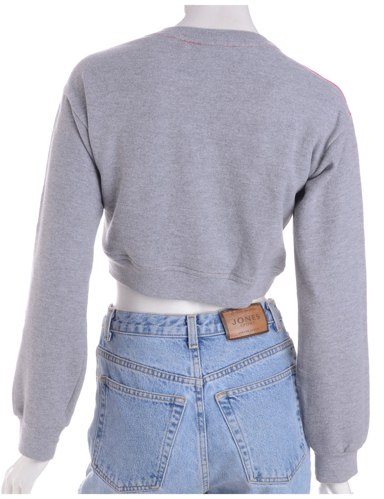 Beyond Retro Label Label Caroline Cropped Sports T-shirt Front Sweatshirt