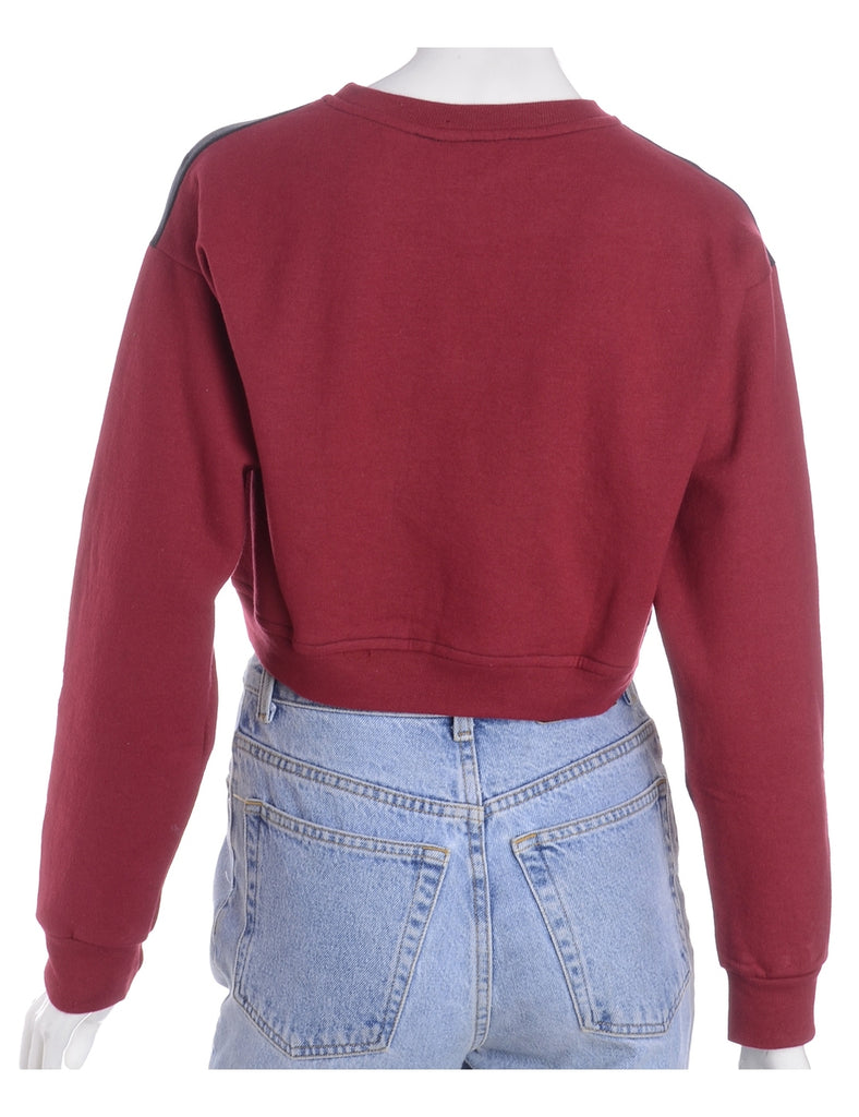 Beyond Retro Label Label Caroline Cropped Sports T-shirt Front Sweatshirt