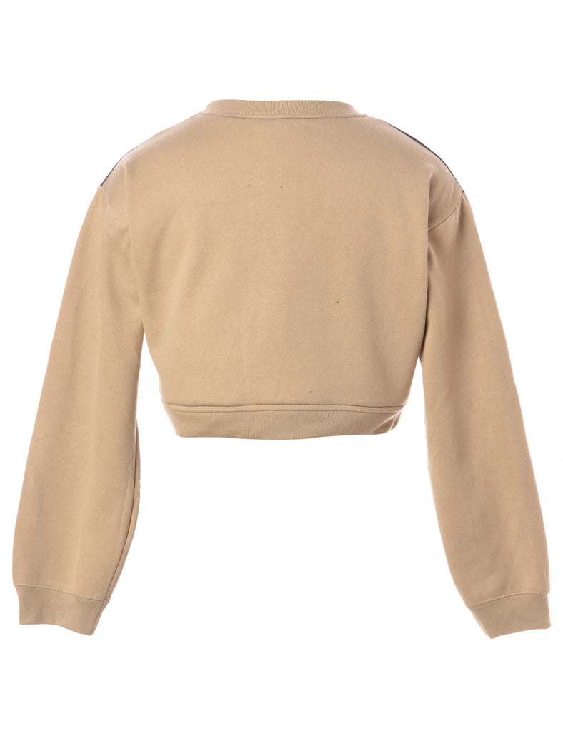 Beyond Retro Label Label Caroline Cropped Sports T-shirt Front Sweatshirt