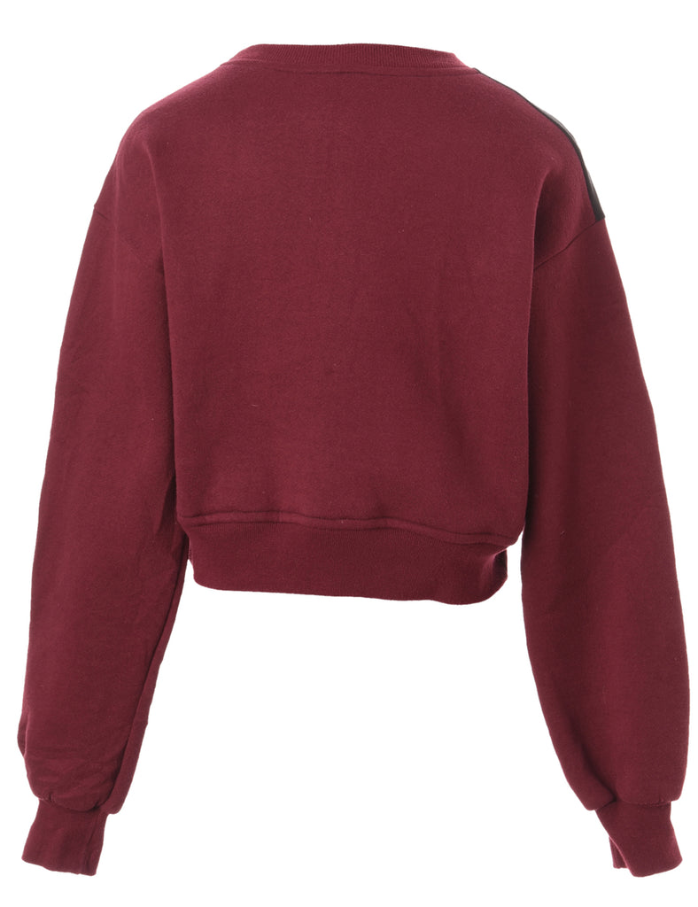 Beyond Retro Label Label Caroline Cropped Sports T-shirt Front Sweatshirt