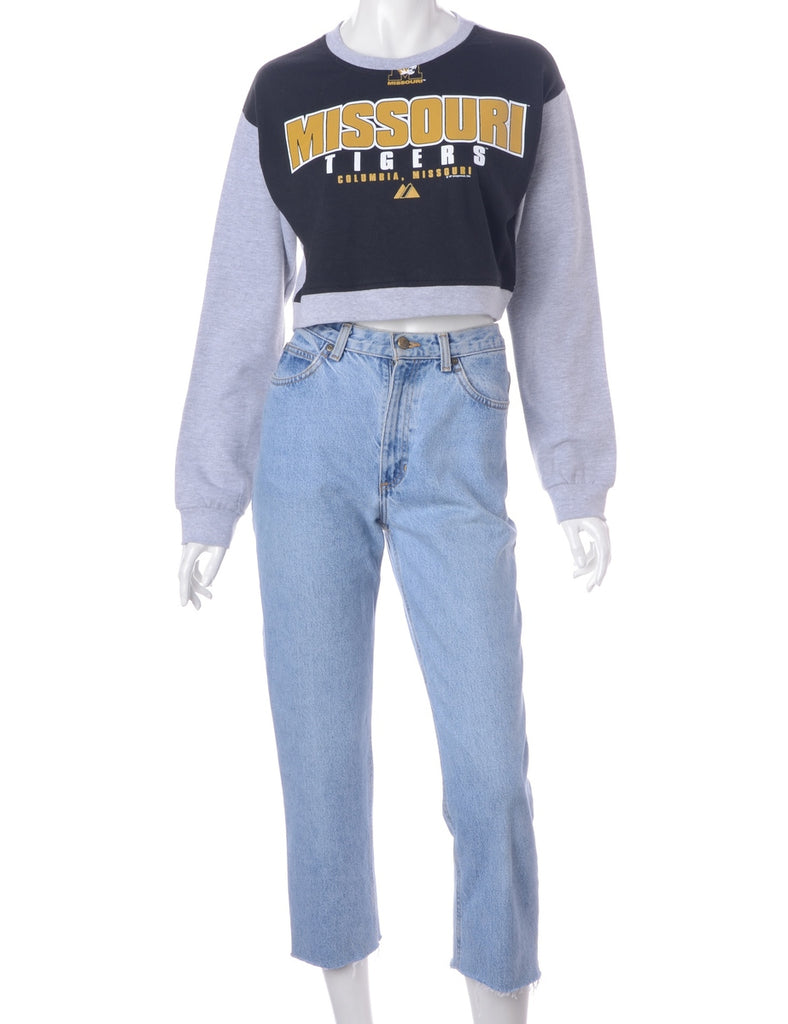 Beyond Retro Label Label Caroline Cropped Sports T-shirt Front Sweatshirt