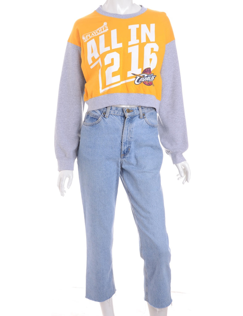Beyond Retro Label Label Caroline Cropped Sports T-shirt Front Sweatshirt
