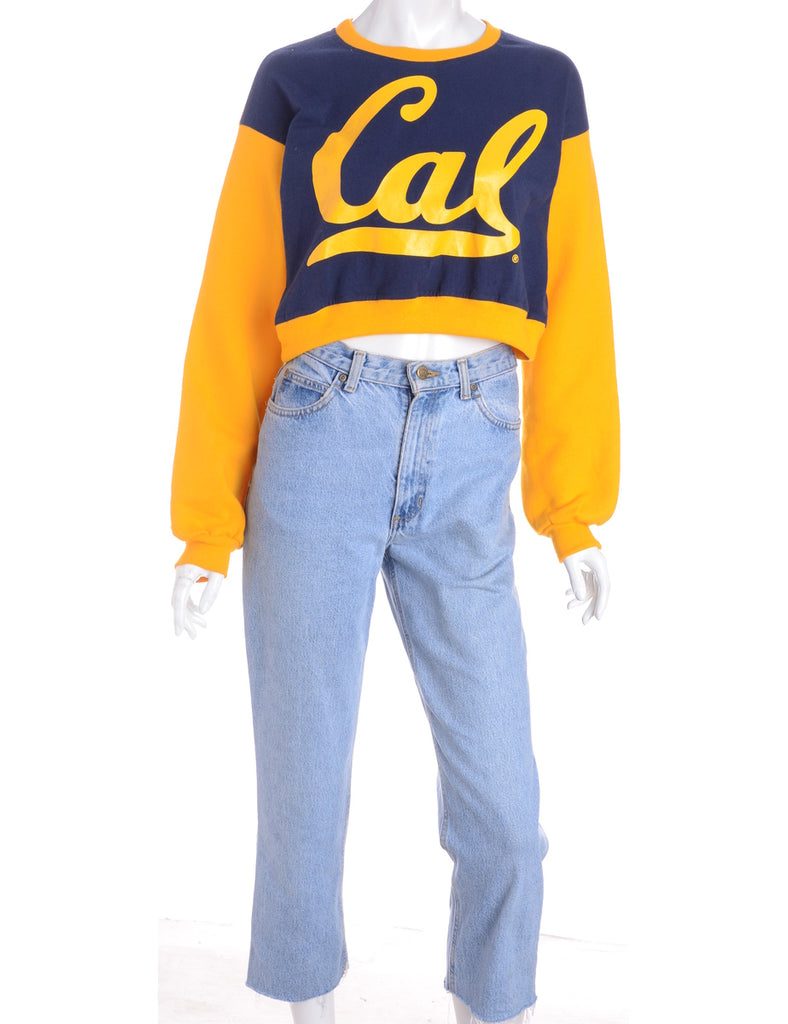 Beyond Retro Label Label Caroline Cropped Sports T-shirt Front Sweatshirt