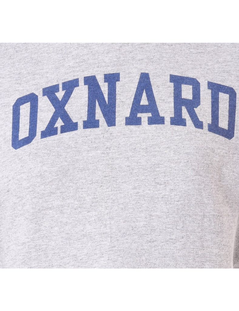 Beyond Retro Label Label Caroline Cropped Sports T-shirt Front Sweatshirt