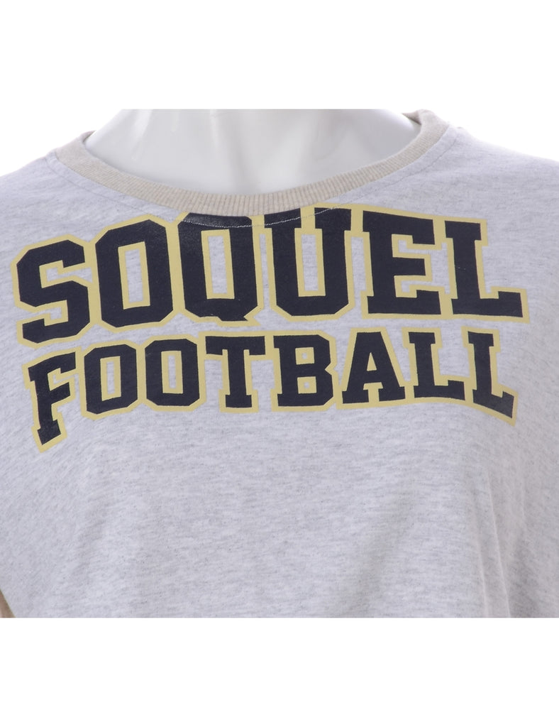 Beyond Retro Label Label Caroline Cropped Sports T-shirt Front Sweatshirt