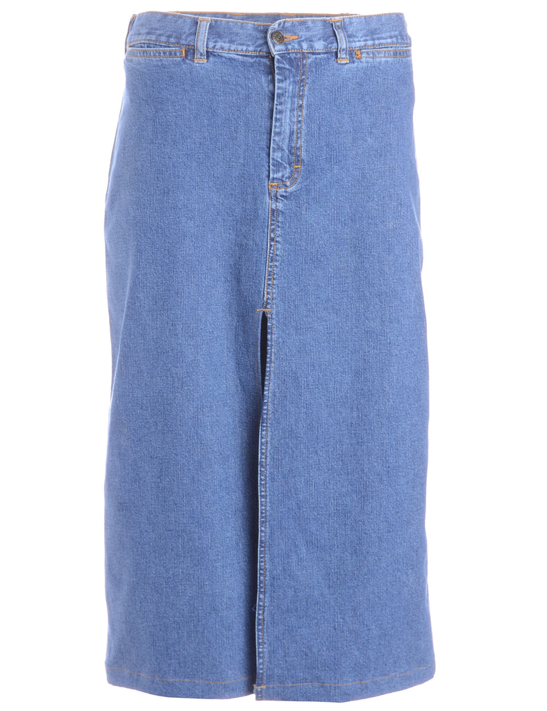 Beyond Retro Label Label Cassy Long Denim Skirt