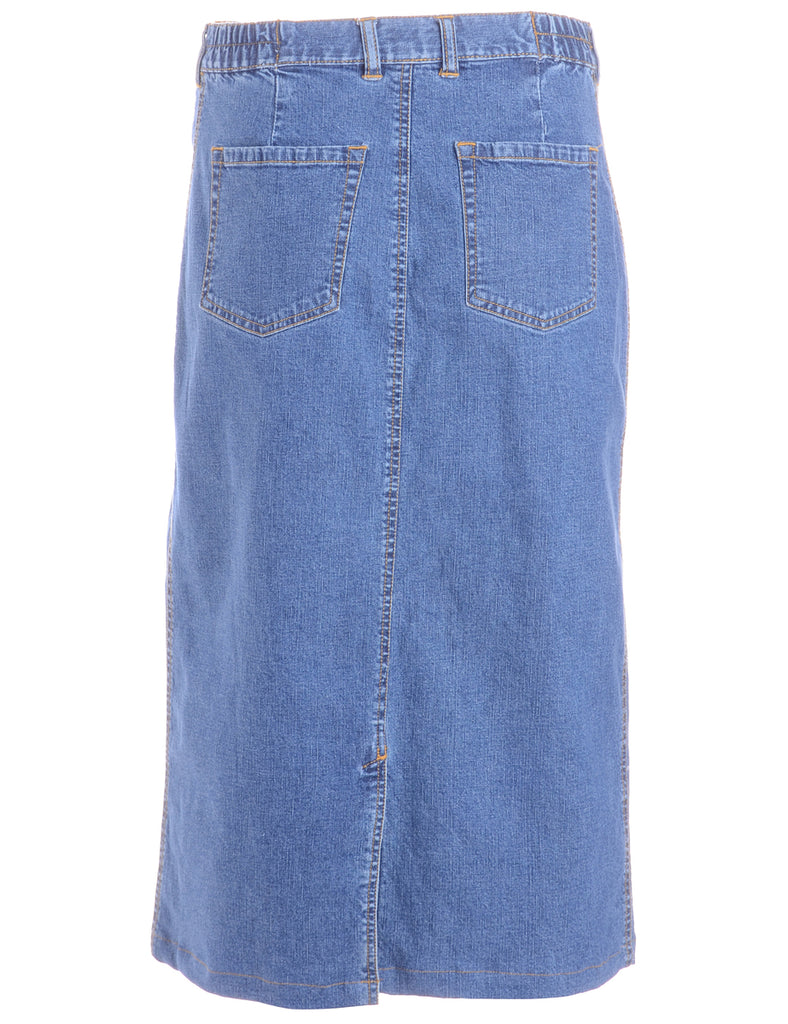 Beyond Retro Label Label Cassy Long Denim Skirt