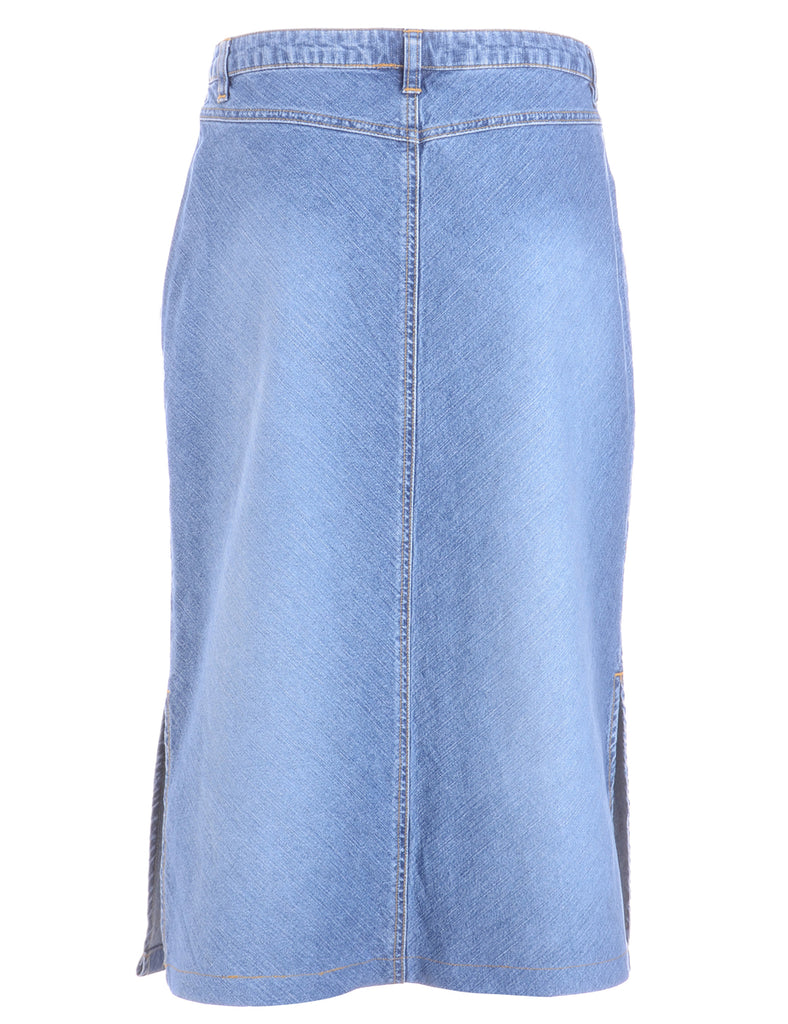 Beyond Retro Label Label Cassy Long Denim Skirt