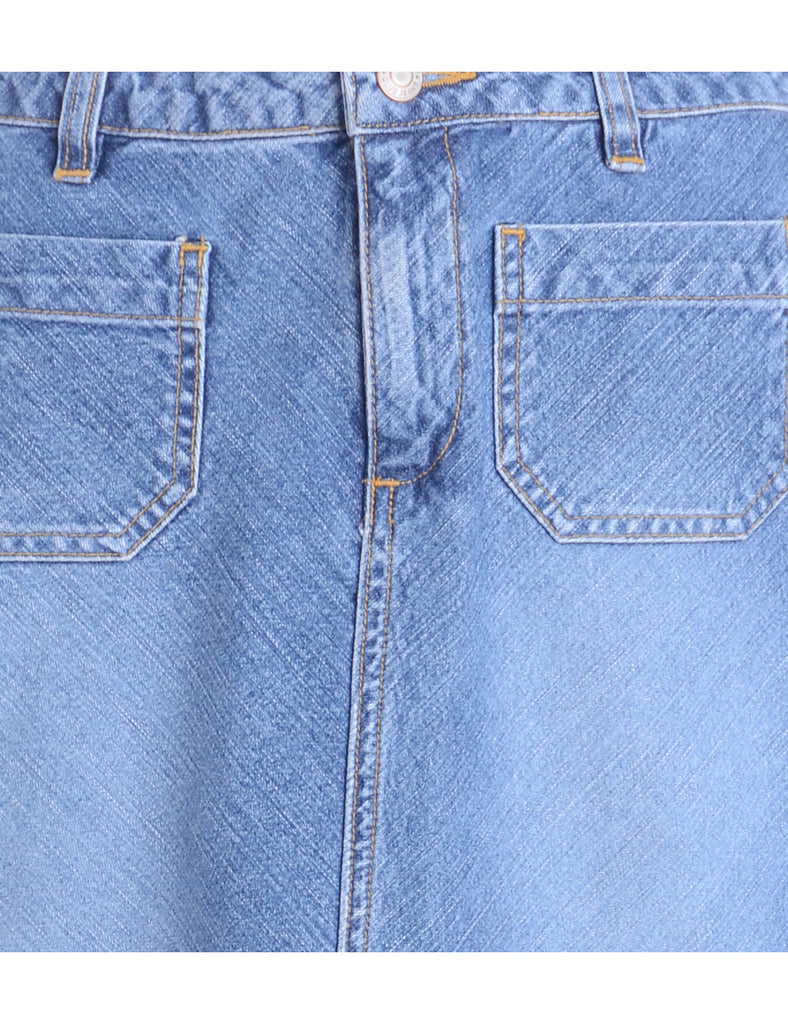 Beyond Retro Label Label Cassy Long Denim Skirt
