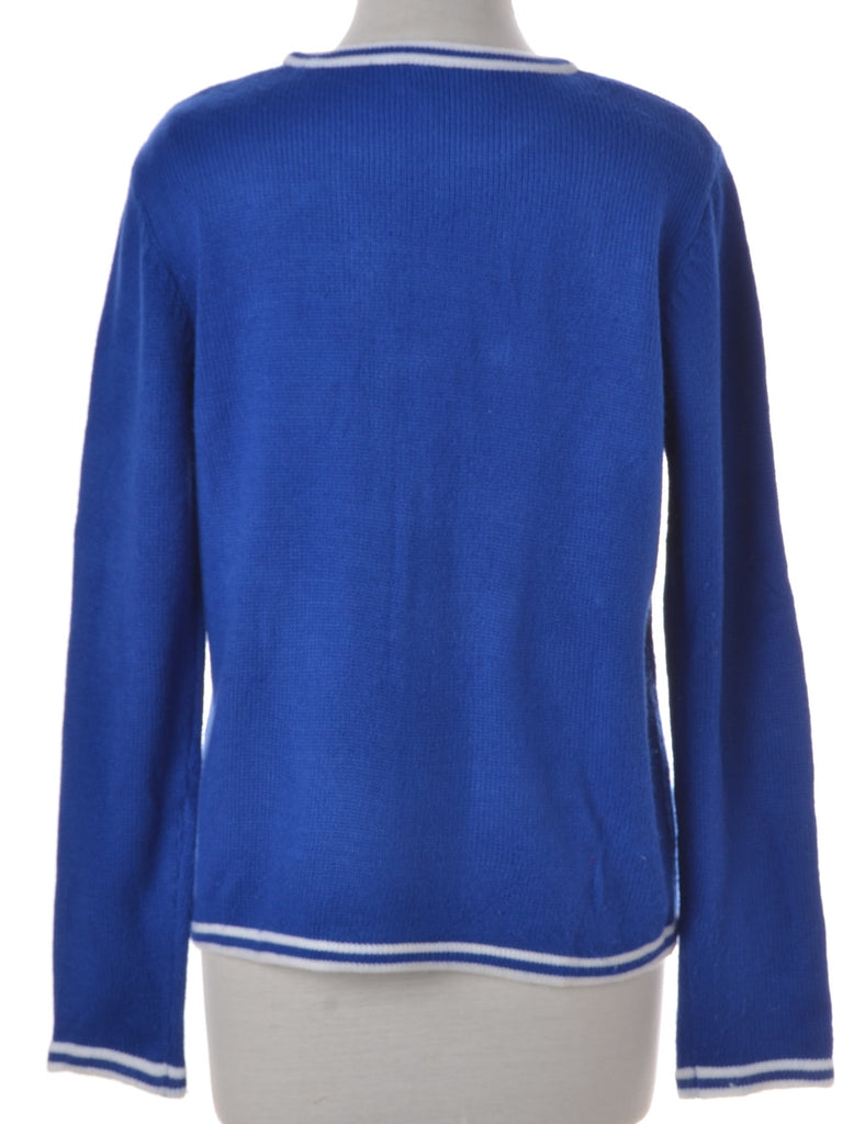 Beyond Retro Label Label Christmas Jumper With Bells
