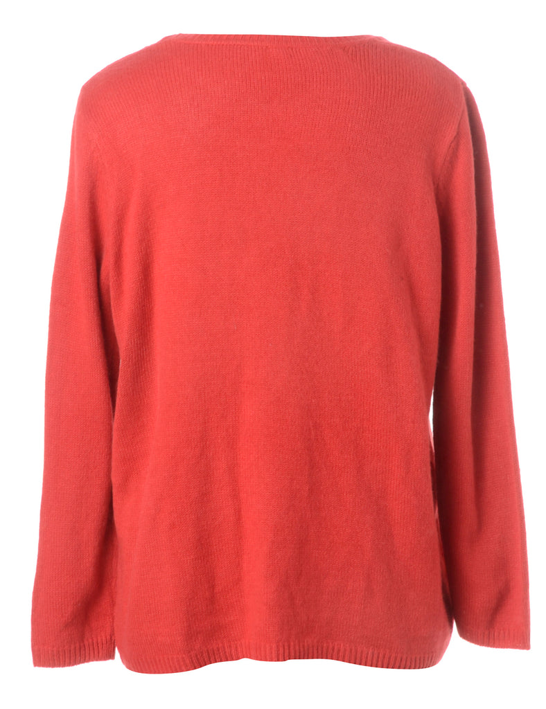 Beyond Retro Label Label Christmas Jumper With Bells