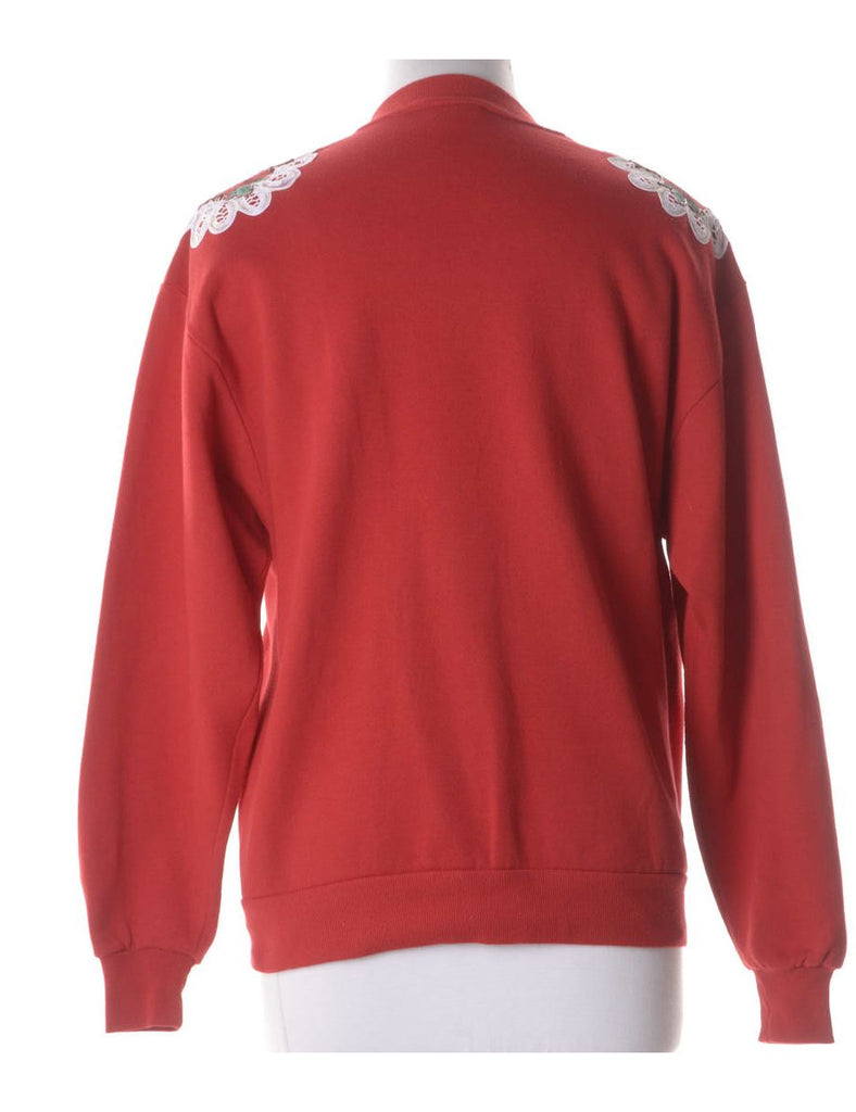 Beyond Retro Label Label Christmas Sweatshirt With Bells