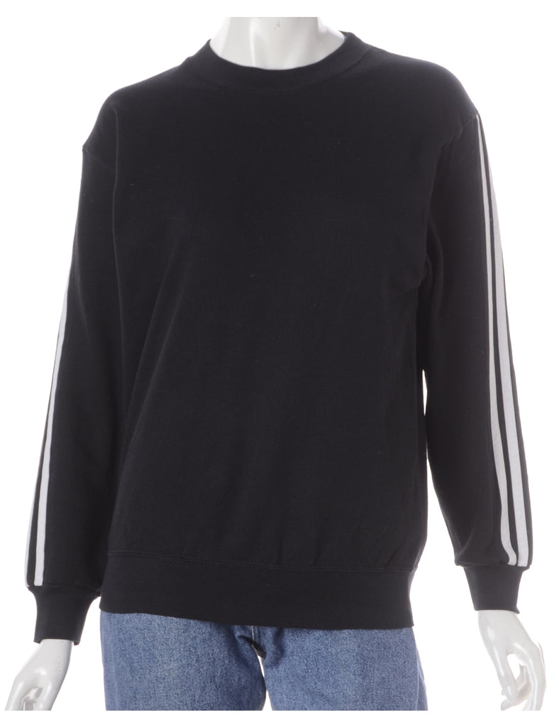 Beyond Retro Label Label Corey Branded Stripe Sleeve Sweatshirt