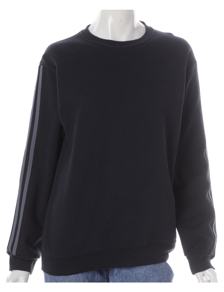 Beyond Retro Label Label Corey Branded Stripe Sleeve Sweatshirt