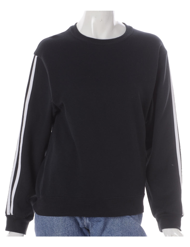 Beyond Retro Label Label Corey Branded Stripe Sleeve Sweatshirt