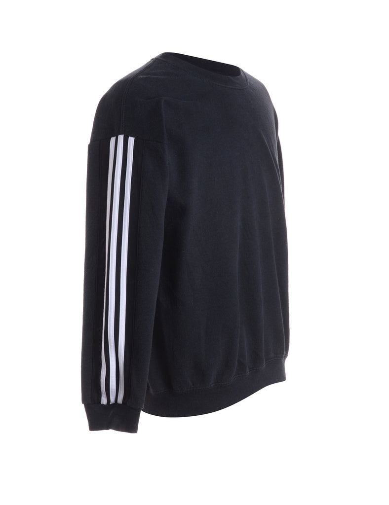 Beyond Retro Label Label Corey Branded Stripe Sleeve Sweatshirt