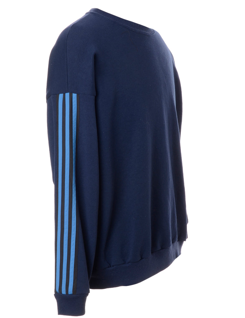 Beyond Retro Label Label Corey Branded Stripe Sleeve Sweatshirt