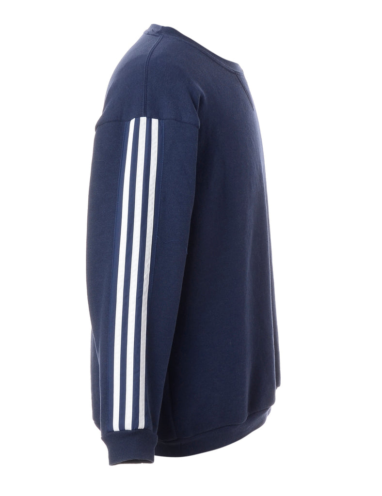 Beyond Retro Label Label Corey Branded Stripe Sleeve Sweatshirt