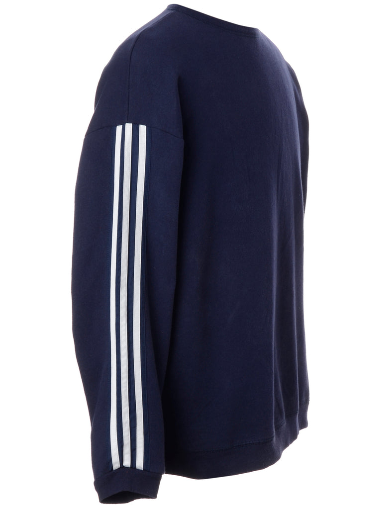 Beyond Retro Label Label Corey Branded Stripe Sleeve Sweatshirt
