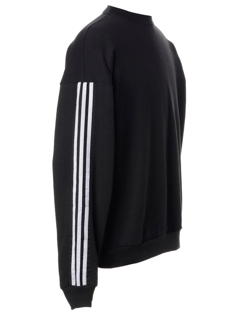 Beyond Retro Label Label Corey Branded Stripe Sleeve Sweatshirt