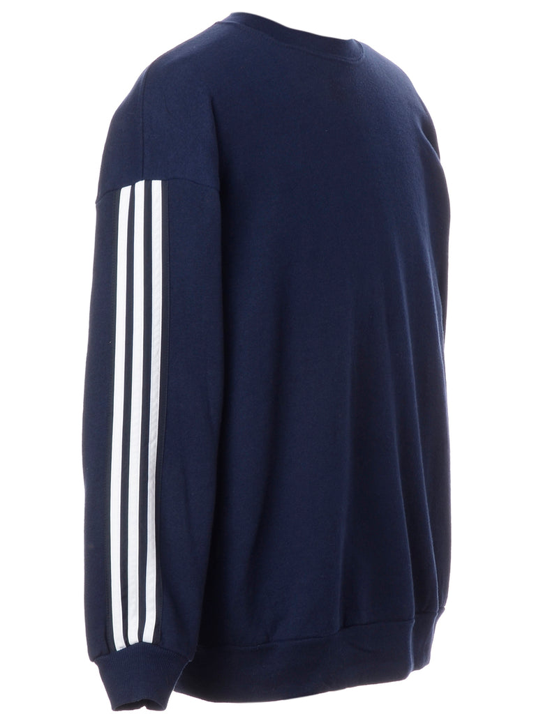 Beyond Retro Label Label Corey Branded Stripe Sleeve Sweatshirt