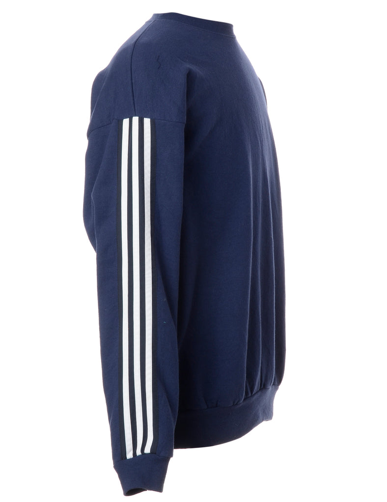 Beyond Retro Label Label Corey Branded Stripe Sleeve Sweatshirt