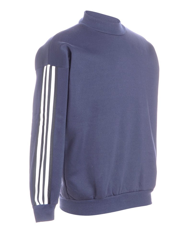 Beyond Retro Label Label Corey Branded Stripe Sleeve Sweatshirt