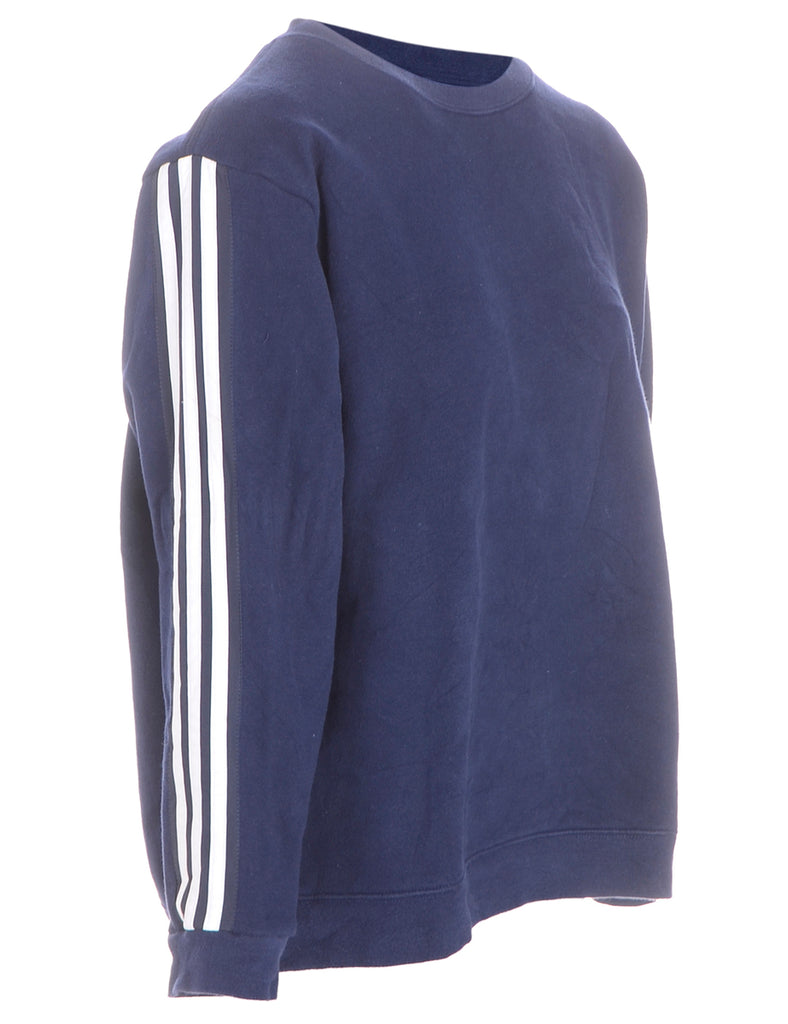 Beyond Retro Label Label Corey Branded Stripe Sleeve Sweatshirt