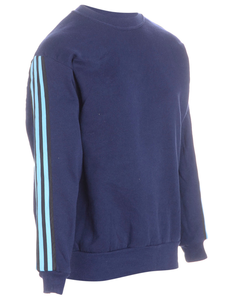 Beyond Retro Label Label Corey Branded Stripe Sleeve Sweatshirt