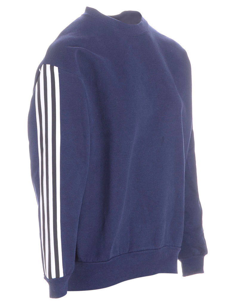 Beyond Retro Label Label Corey Branded Stripe Sleeve Sweatshirt