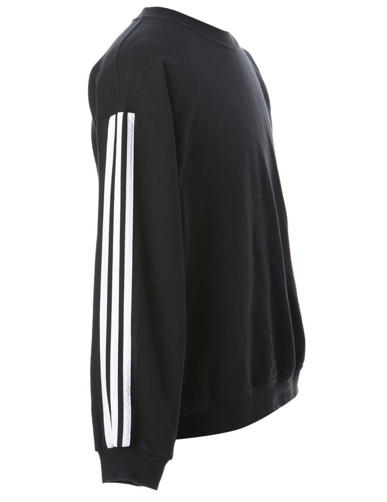 Beyond Retro Label Label Corey Branded Stripe Sleeve Sweatshirt