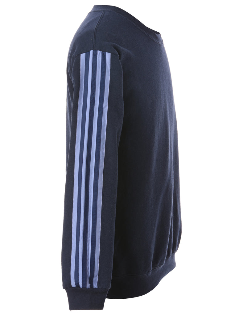 Beyond Retro Label Label Corey Branded Stripe Sleeve Sweatshirt