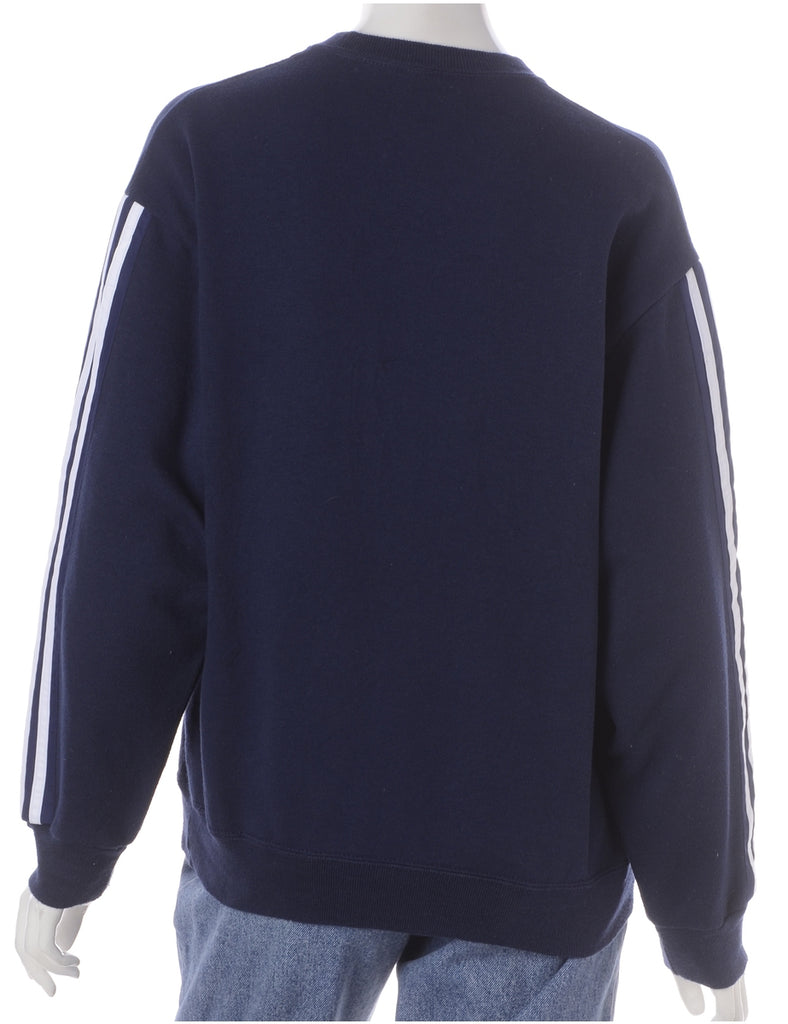 Beyond Retro Label Label Corey Branded Stripe Sleeve Sweatshirt