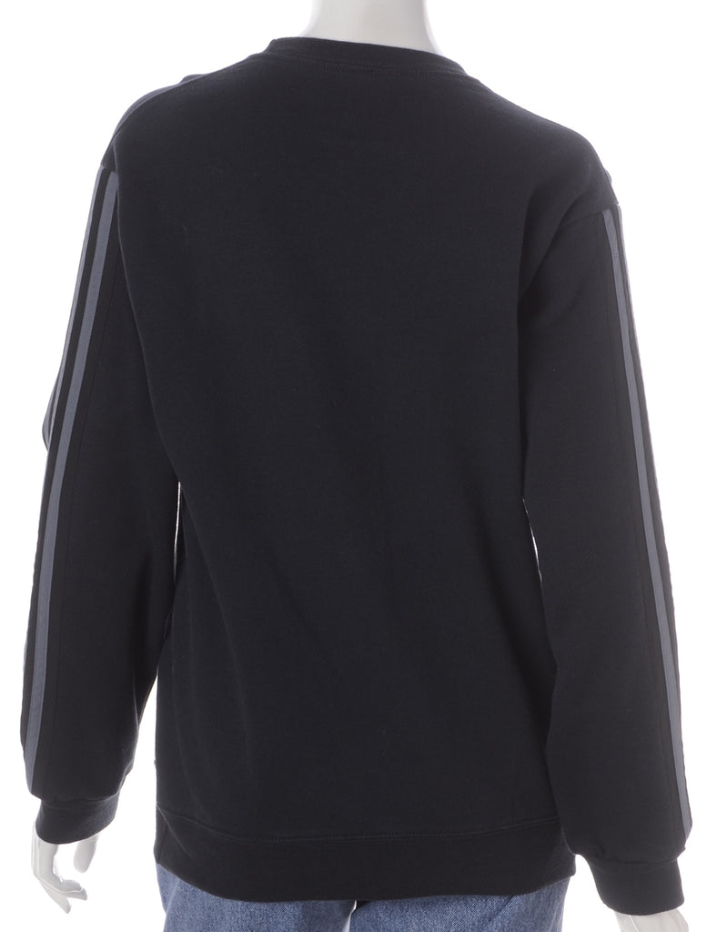 Beyond Retro Label Label Corey Branded Stripe Sleeve Sweatshirt