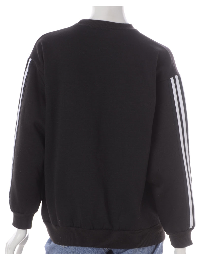 Beyond Retro Label Label Corey Branded Stripe Sleeve Sweatshirt