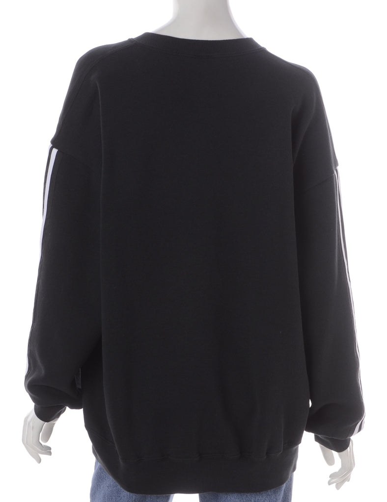 Beyond Retro Label Label Corey Branded Stripe Sleeve Sweatshirt
