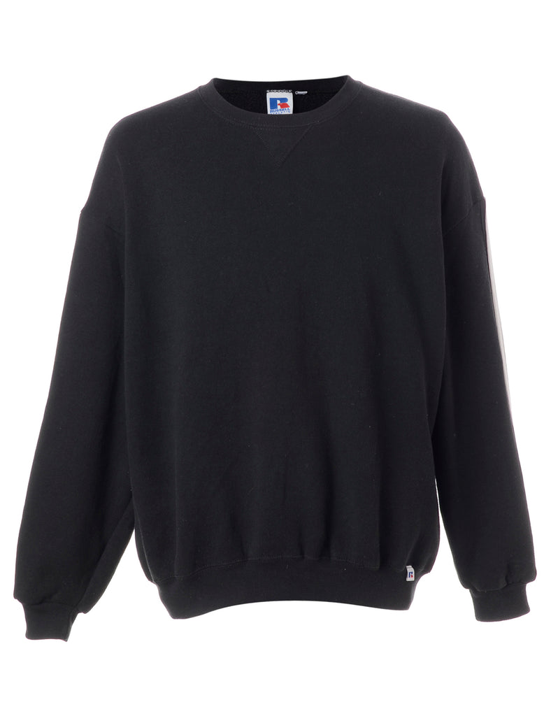 Beyond Retro Label Label Corey Branded Stripe Sleeve Sweatshirt