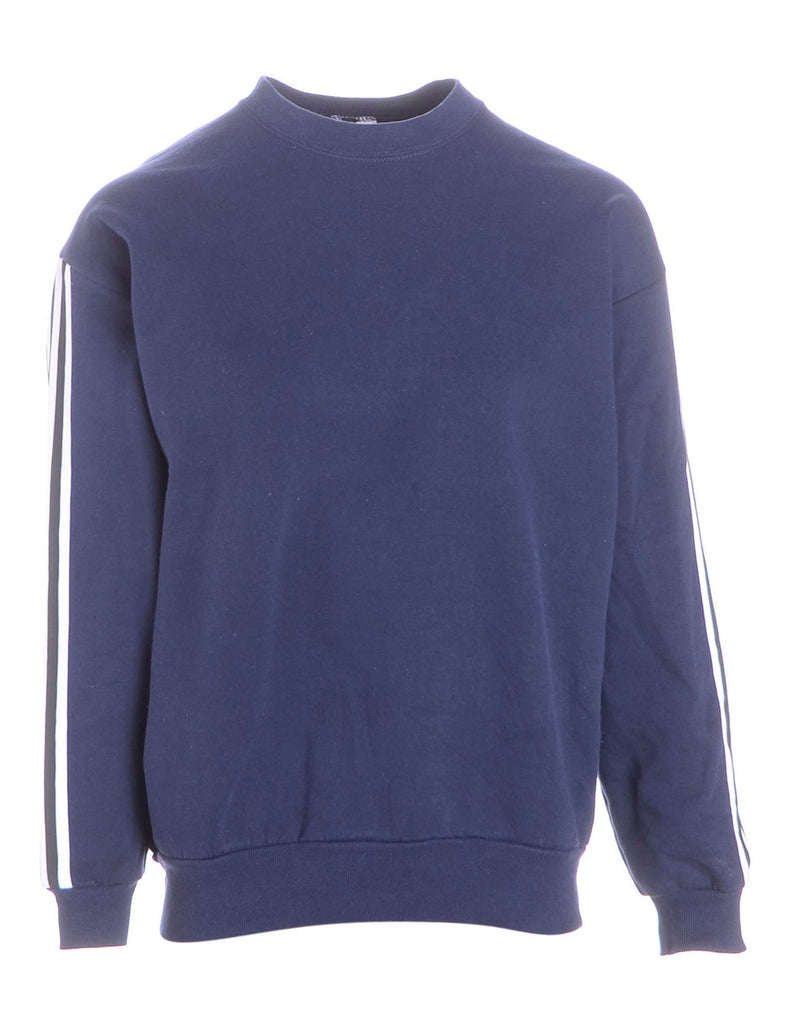 Beyond Retro Label Label Corey Branded Stripe Sleeve Sweatshirt