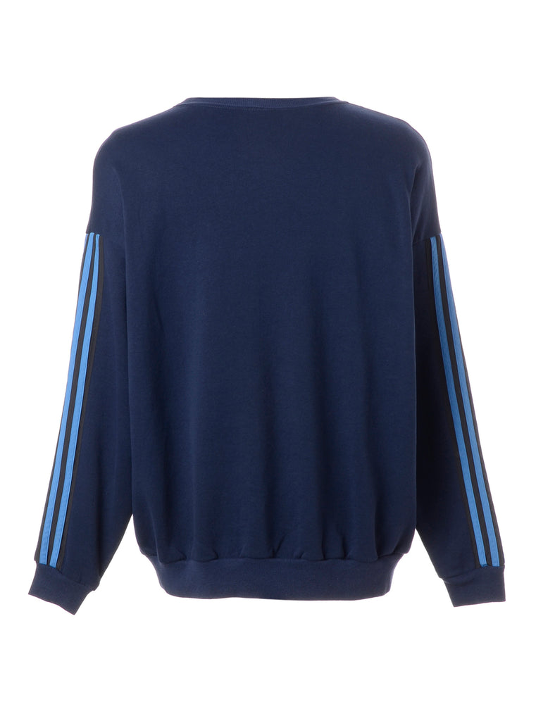 Beyond Retro Label Label Corey Branded Stripe Sleeve Sweatshirt