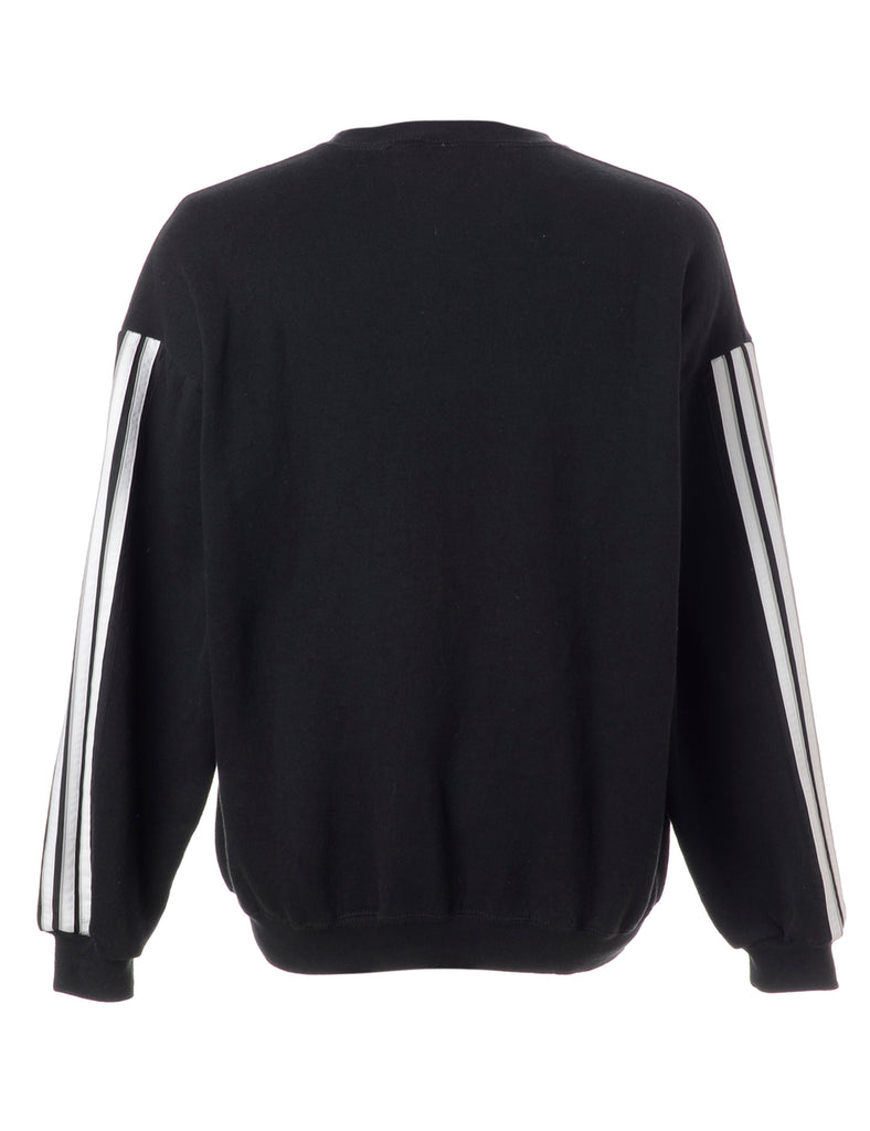 Beyond Retro Label Label Corey Branded Stripe Sleeve Sweatshirt