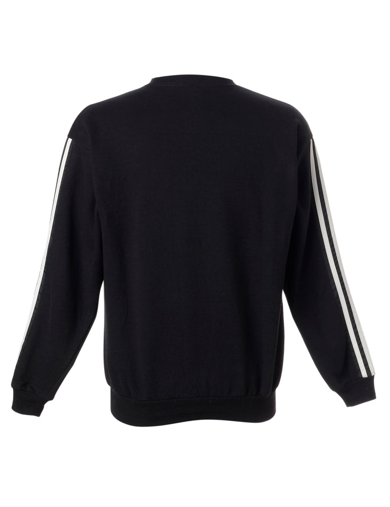 Beyond Retro Label Label Corey Branded Stripe Sleeve Sweatshirt
