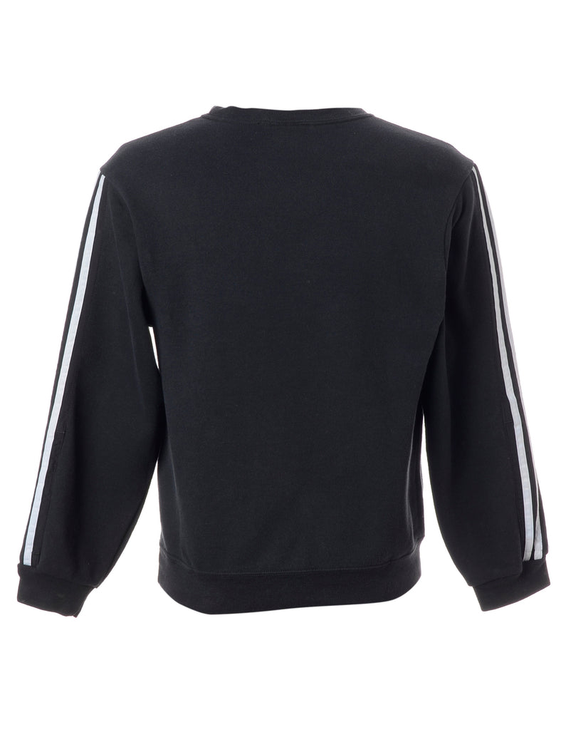 Beyond Retro Label Label Corey Branded Stripe Sleeve Sweatshirt