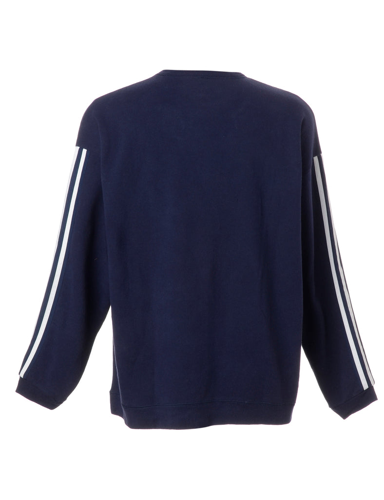 Beyond Retro Label Label Corey Branded Stripe Sleeve Sweatshirt