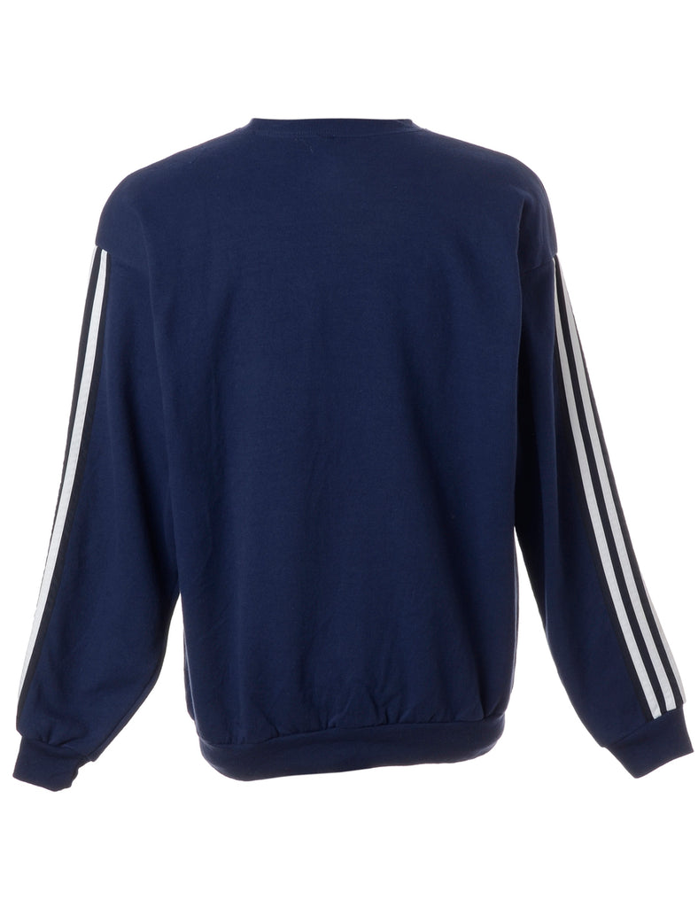 Beyond Retro Label Label Corey Branded Stripe Sleeve Sweatshirt